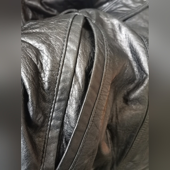 John Ashford Leather  Jacket  Black L - Picture 6 of 7